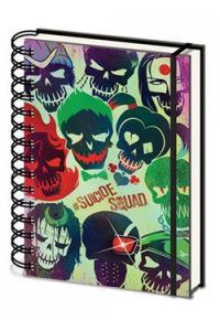 Suicide Squad Notebook A5 Skulls