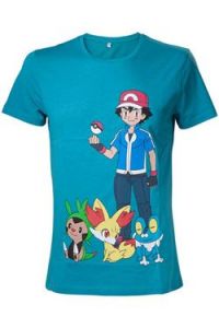 Pokemon T-Shirt Ash Ketchum Size XL