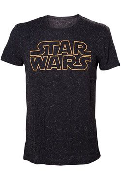 Star Wars T-Shirt Logo & Stars All Over Size S Bioworld