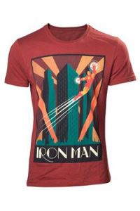Marvel Comics T-Shirt Iron Man Flying Size S