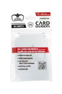 Ultimate Guard Card Dividers Standard Size Transparent (10)