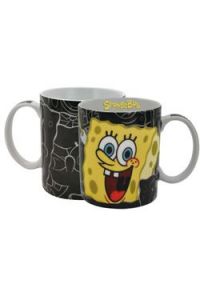 SpongeBob SquarePants Mug Black Bob United Labels