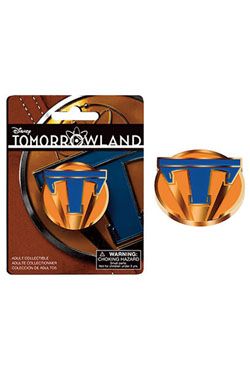 Tomorrowland Pin Badge Blue T Logo Undergroundtoys