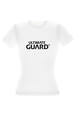 Ultimate Guard Ladies T-Shirt Wordmark White Size L
