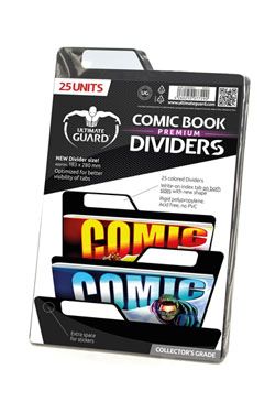 Ultimate Guard Premium Comic Book Dividers Black (25)