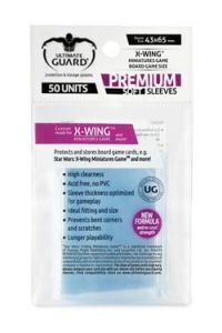 Ultimate Guard Premium Soft Sleeves for Board Game Cards Star Wars™ X-Wing™ Miniatures Game (50)