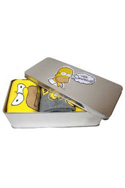 Simpsons Socks 3-Pack in a Tin UWear
