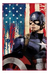 Captain America Civil War Fleece Blanket Captain America 100 x 150 cm