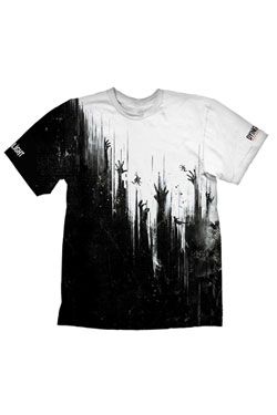 Dying Light T-Shirt Black & White Size S Gaya Entertainment