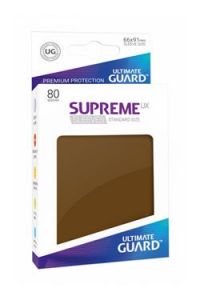 Ultimate Guard Supreme UX Sleeves Standard Size Brown (80)