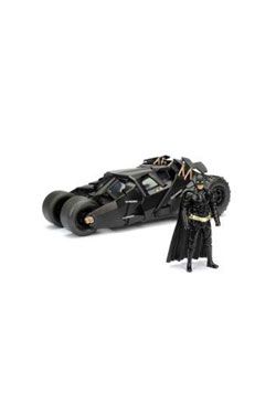 Batman The Dark Knight Diecast Model 1/24 2008 Batmobile with figure Jada Toys