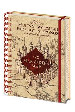 Harry Potter Notebook A5 Marauders Map Pyramid International
