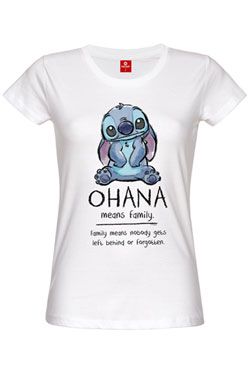 Lilo & Stitch Ladies T-Shirt Ohana Means Family Size S Nastrovje Potsdam