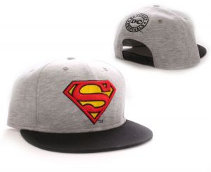 Superman Adjustable Cap Vintage Logo grey Cotton Division