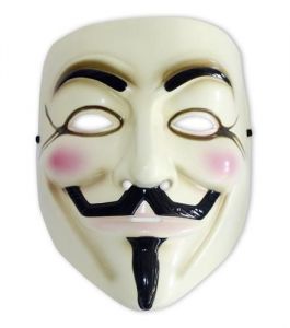 V for Vendetta Replica Guy Fawkes Mask Rubies