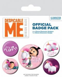 Despicable Me Pin Badges 5-Pack It's So Fluffy Pyramid International