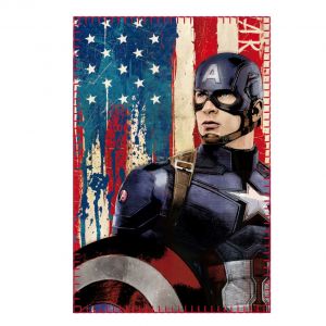 Captain America Civil War Fleece Blanket Captain America 100 x 150 cm Cerda