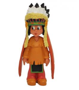 Yakari Figure Yakari With Headdress 6 cm Bullyland