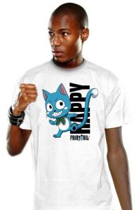Fairy Tail T-Shirt Happy Blue Size S Unekorn