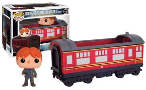 Harry Potter POP! Rides Vinyl Vehicle with Figure Hogwarts Express Traincar 2 & Ron 12 cm Funko
