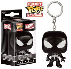 Marvel Comics Pocket POP! Vinyl Keychain Black Suit Spider-Man Limited 4 cm Funko