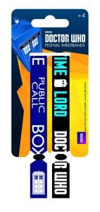 Doctor Who Festival Wristband 2-Pack Time Lord Pyramid International