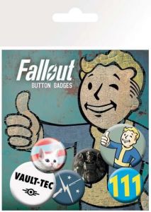 Fallout Pin Badges 6-Pack Mix 1 GYE
