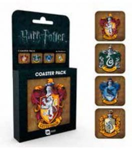 Harry Potter Coaster 4-pack Crests GB eye