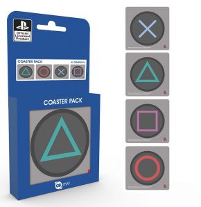 Playstation One Coaster Buttons 4-Pack GYE