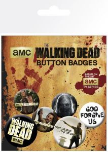 Walking Dead Pin Badges 6-Pack Mix GB eye