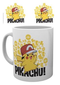 Pokemon Mug Ash Hat Pikachu GB eye