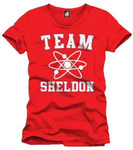 The Big Bang Theory T-Shirt Team Sheldon red Size L CODI