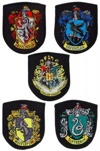 Harry Potter Patches 5-Pack House Crests Cinereplicas