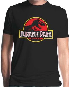 Jurassic Park T-Shirt Classic Logo Size L Indiego
