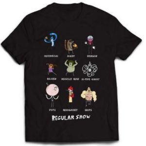 Regular Show T-Shirt Cast Size L Other