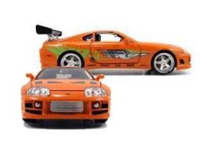 Fast & Furious Diecast Model 1/18 1995 Toyota Supra *orange* Jada Toys