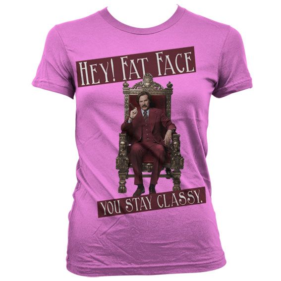 Hey! Fat Face - You Stay Classy Girly T-Shirt (Pink)