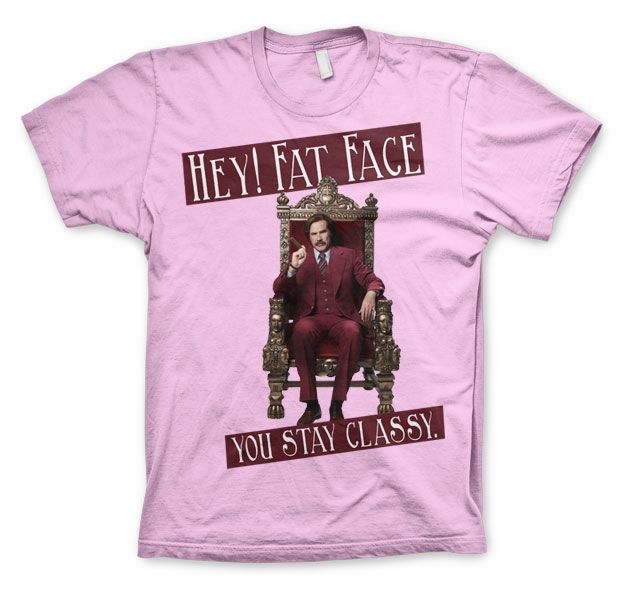 Hey! Fat Face - You Stay Classy T-Shirt (Pink)