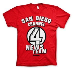 San Diego Channel 4 T-Shirt (Red)