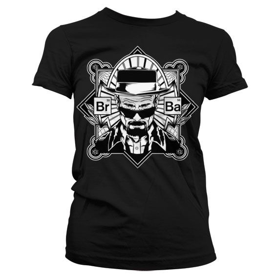 Br-Ba Heisenberg Girly T-Shirt (Black)
