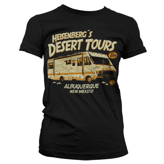 Heisenberg´s Desert Tours Girly T-Shirt (Black)