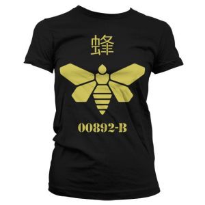 Methlamine Barrel Bee Girly T-Shirt (Black)