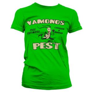 Vamanos Pest Girly T-Shirt (Green)