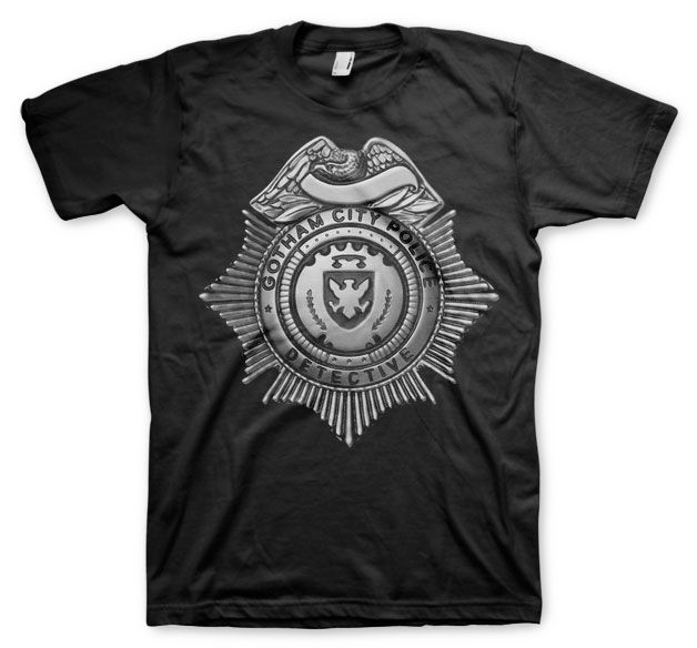 Gotham Detective Shield T-Shirt (Black)