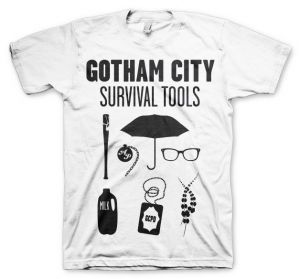 Gotham Survival Tools T-Shirt (White) | L, M, S, XL, XXL