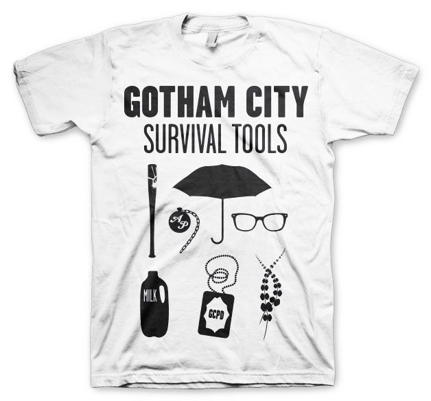 Gotham Survival Tools T-Shirt (White)