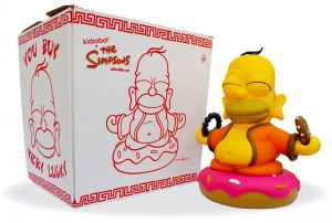 Simpsons Vinyl Figure Homer Buddha 8 cm Kidrobot