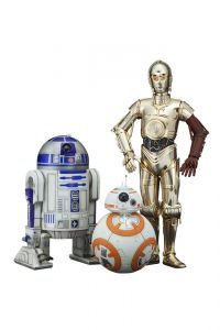 Star Wars Episode VII PVC Statue 3-Pack 1/10 C-3PO & R2-D2 & BB-8 Kotobukiya