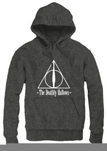 Harry Potter Hooded Sweater The Deathly Hallows Size M Cotton Division