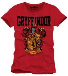 Harry Potter T-Shirt Gryffindor Crest Size M Cotton Division